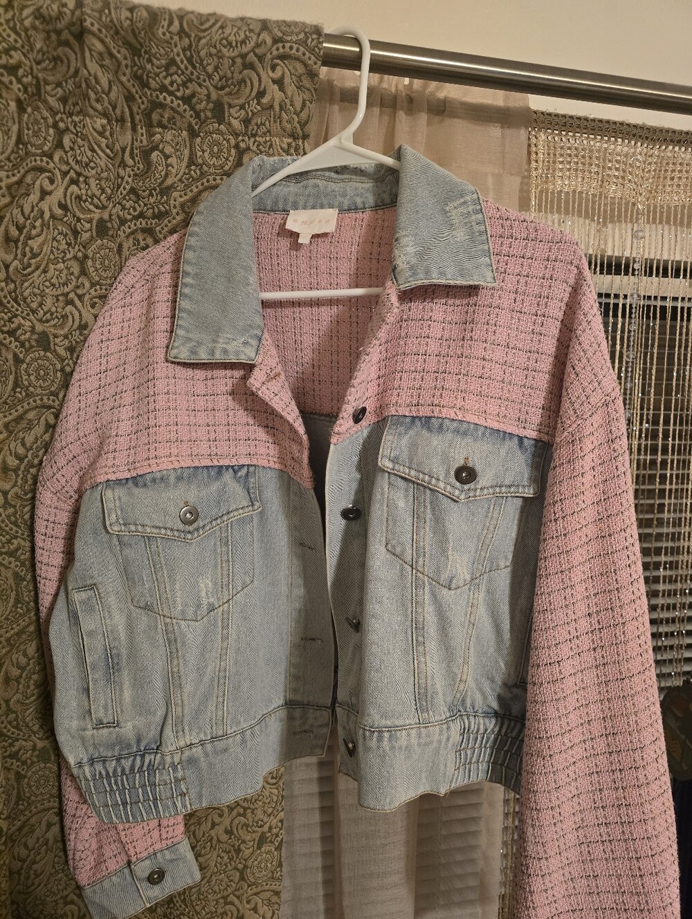 Tweed Denim Jacket - Picture 2 of 4